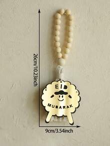 1 pièce Décoration suspendue de mouton Eid Mubarak, décoration de maison pour fête islamique, ornement de festival musulman, décoration suspendue de mouton à gland, décoration de fête, décoration suspendue thème lune et étoile, décoration d'intérieur, décoration murale d'entrée, décoration de fête, fournitures de célébration de festival, décoration de table pour rassemblement familial, décoration d'affichage Eid Al-Adha, crée une atmosphère festive - Multicolore - Voir 11