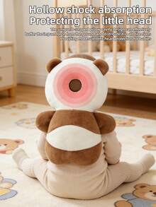 1 chiếc gối đầu hình gấu nâu mới, gối chống ngã, mũ chống va đập nâng cấp cho trẻ nhỏ, gối đầu cho bé, dụng cụ chống va đập cho xe tập đi của bé, ba lô bảo vệ đầu điều chỉnh được cho bé - Thiết kế hình động vật hoạt hình, đồ dùng cho bé - Phong cách Gấu Nâu - Xem 5