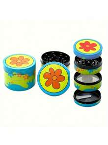 BROS 1件装装饰金属研磨器 - 多功能手动研磨工具 - 时尚家居装饰 - 节日送礼佳品 - 彩色 - 查看 4