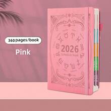 2026 English Planner Notebook, Efficient Daily Schedule, Customized Self-Discipline Time Management, Bound Annual Calendar - Multicolor - View 11