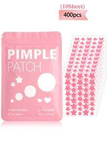 Parches faciales con forma de estrella - Suaves y no irritantes, pegatinas faciales decorativas, impermeables y transpirables, pegatinas faciales esenciales diarias, fáciles de llevar, adecuadas para viajes, fiestas, consejos de maquillaje, accesorios perfectos para fotos, esenciales para pintura facial, adecuadas para diversas reuniones y actividades de entretenimiento, adecuadas para adultos - Multicolor - Ver 11