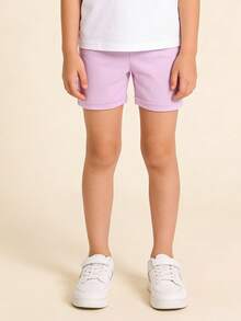 4pcs Girls' Solid Color Breathable Safety Shorts, Thin Underpants Suitable For Spring & Summer Daily Wear, Can Be Worn Underneath Or As Outerwear - Multicolor - View 6