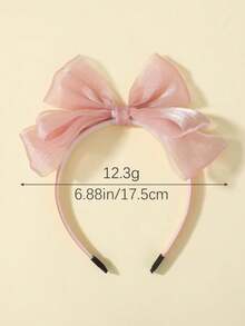 1Pcs Sweet Bow Hairbands Double Layered Bangs Princess Headband for Girls Safe Children's New Hair Accessories Birthday Gifts - 5115-4 - Ver 5