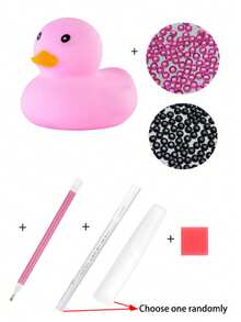 DIY Diamond Painting Duck, Multicolor Interesting Handicrafts, Glue Pen, Handmade Decorations - Multicolor - View 18