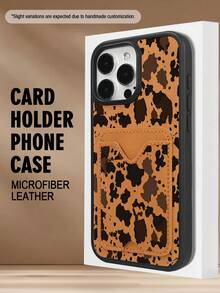 Brown Camo Speckle Urban Edge Design Leather Wallet Case With Card Holder Compatible With IPhone 13, 13 Pro, 13 Pro Max, 14, 14 Pro, 14 Pro Max, 15, 15 Pro, 15 Pro Max, 16, 16 Pro, 16 Pro Max, 17, 17 Air, 17 Pro, 17 Pro Max, Built For Bold Statement, Thoughtful Gift For Friends And Family On Memorable Days. - màu nâu - Xem 6
