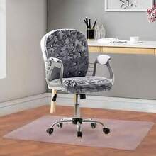 HomeandOffice Clear Chair Mat for Hardwood Floor or Carpet PVC Material Transparent Protection Desk Mat for Rolling Chair 30" X 48" Rectangle - Claro - Ver 2