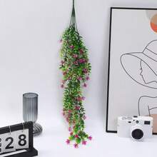 Flores artificiales decorativas realistas, plantas simuladas resistentes a los rayos UV para manualidades, hogar, jardín, mesa de comedor, sala de estar, boda, decoración de fiestas, centros de mesa para primavera/verano, Día de San Valentín - Color de loto - Ver 2