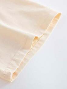 Plus Size Women Summer Casual Vacation Daily Commute Simple Drawing Sun Wave Letter Print Loose Fit T-Shirt Comfy Sets Summer Women Summer Lounge Set Cute Summer Sets Summer Clothes Set Summer Matching Set-New Minimalist-Style Summer And Autumn Apparel - 杏子2 - 查看 7