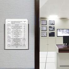 1/2pcs No Drill Needed Large Capacity A4 File Holder, Acrylic Wall Mounted File Storage Box, Office Document Organizer - Single Piece - View 8