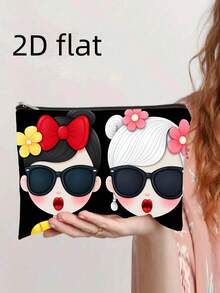 1pc A First Aid Kit Printed Washbag, Which Can Also Serve As A Makeup Or Cosmetic Bag. It Features A Sturdy, Fade-Resistant Zipper And Is Lightweight And Foldable, Making It Essential For Everyday Use And Travel. With Double-Sided Printing - View 18