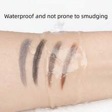 3pcs Automatic Rotating Double-Ended Triangle Eyebrow Pencils (Light/Medium/Dark Brown), Waterproof Sweat-Proof Long-Lasting No Smudge, Beginner-Friendly Eyebrow Makeup Tool - E-Rose Red - View 4