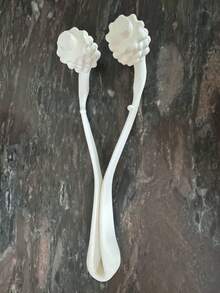 1件装终极宠物按摩工具，叉骨形状按摩器，用于宠物放松 - 白色 - 查看 4