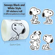 SNOOPY 1pc The 2026 New Popular Shaped Roll Up Sticker, With Cute And Attractive Appearance, Can Be Easily Filled! The Alien Design Is Extremely Innovative, With Fresh And Healing Patterns, Easy To Paste, And Versatile In Use. - Multicolor - View 13