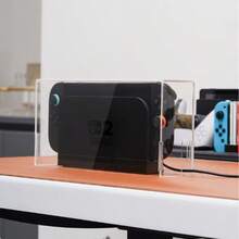 Dust Cover For Switch OLED/Switch Charging Dock, Transparent Acrylic Dust Cover All-Surface Protection Waterproof, Dirt-Proof, Easy To Clean, Easy To Use Barrier-Free Charging - View 1