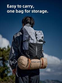 [URBANWAVE] 2-Person Outdoor Backpacking Tent, Ultra-Light Hiking Tent, 4-Season Backpack Tent Made Of Tear-Resistant Polyester Fabric, Lightweight Camping Tent, Compact Packable Tent And Super-Light Sunshade System - A - View 2