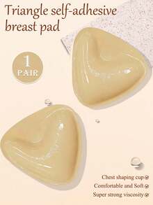1 对加厚三角双面自粘式聚拢胸垫 | 倒 V 形，隐形无痕，使小胸看起来更大，适合泳衣和比基尼内衬。 - 彩色 - 查看 14