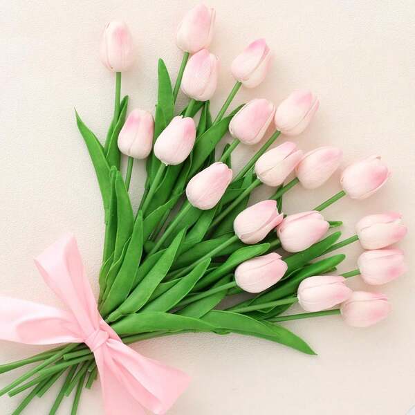 40/25/15 bông hoa tulip nhân tạo màu hồng sống động như thật, thiết kế độc đáo, thích hợp để trang trí đám cưới, tự làm bó hoa cưới và trang trí phòng ốc, nhà hàng, nhà bếp, phòng khách, phòng ngủ và nhà cửa. Cũng là món quà tuyệt vời cho sinh nhật, Ngày Valentine, Ngày của Mẹ, Ngày của Cha và lễ tốt nghiệp.