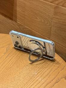 1pc Makeup Mirror Phone Case, Glitter Kickstand Phone Protective Cover Compatible With IPhone 11/12/12 Pro/12 Pro Max/13/13 Pro/13 Pro Max/14/14 Pro/14 Pro Max/15/15 Pro/15 Pro Max/16/16 Pro/16 Pro Max/16 Plus/17/17 Pro/17 Pro Max/17 AIR, , - Silver - View 4