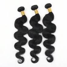 Tóc nối sóng nhẹ tự nhiên màu đen, dành cho nữ, 3 lọn tóc thật, dài 10-30 inch. - Natural Black - Xem 14