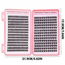 392pcs Eyelash Extension Kit, DIY Eyelash Extension Set, Individual Lash Cluster,Includes False Lashes, Bond&Seal, Remover, Tweezers, DIY Eyelash Extension Set, Lightweight Natural Curly Eyelashes, Thin And Lightweight, Suitable For Daily Use, Travel, Beginners, Weddings, Dates, Parties, Holidays - Black - View 13