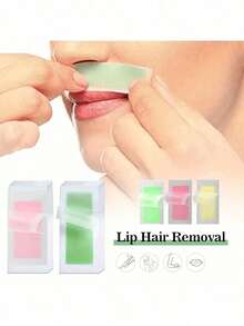 10pcs Face Wax Strips, Quick & Painless Hair Removal Kit, Suitable For All Skin Types - Standard Model - View 12