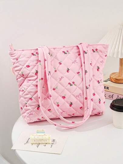 1 PC Foundation Make-Up Red Rose Travel Bag,Fashionable And Casual Large Capacity Portable Zipper Travel Bag Makeup/ Pack,Travel Storage Stationery Storage,Vacation Essentials Travel Bag Large,Travel Bags For Kids,Women,Headphones,Charger,Lipsticks,Cosmetics,Perfume,Skin Care And Beauty Products,Home Decor,For Mom,Nurses,Students,School Girls,Keys,Holiday Gifts