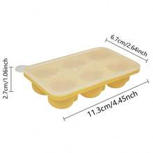 Fabricante de cubitos de hielo con inyección de agua mejorado, molde de silicona con forma de fresa para cubitos de hielo caseros con tapa - Multicolor - Ver 8