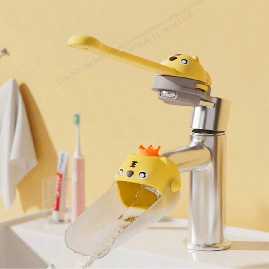 2pcs Silicone Faucet Extender, Splash Guard For Sink, Handwashing Assist Tool - A - View 1