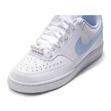 Nike Court Vision LO LE 女款轻便休闲运动鞋 IB6652-102 - 白/氫藍 - 查看 7