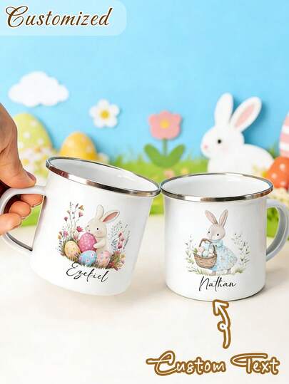 هدية عيد الفصح الشخصية، كوب مينا لعيد الفصح، حشوات سلة عيد الفصح، ديكور عيد الفصح، كوب أرنب عيد الفصح، كوب مخصص كهدية لحفلة عيد الفصح