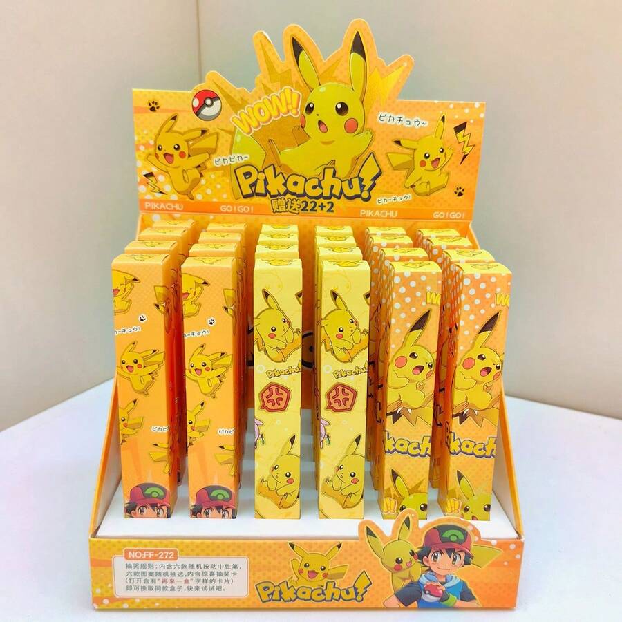 pokemon 按压式圆珠笔 - 可爱动漫按压式圆珠笔，书写用品，学生/办公礼物 - 筆 - 查看 1