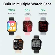 2025 New HD Full Touch Smartwatch For Men And Women - Supports Wireless Calls/Texting/Multi-Sport Modes/Remote Camera Control/Fitness Tracking/Outdoor LED Light, Compatible With Android And , Modern Style HD Display Gift, Fashionable Wearable - Black - View 10