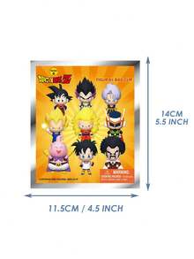 1PC Toei Animation Officially Licensed Blind Box 3D Figurine Bag Clip Charms Blind Bag Anime Figure Keychain Anime Collector Kering Backpack Decor 11 Characters Random One Birthday Gift - Multicolor - View 3
