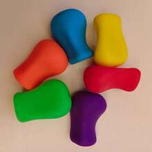 1pc Ergonomic Pencil Grip Holder, Universal Writing Aid Tool For Right And Left Handed, Colorful Back To School - Multicolor - View 17