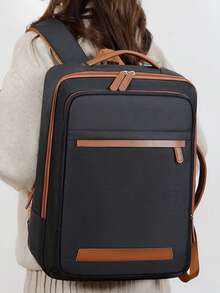 Travel Backpack - Suitable For Airplane Travel, Women's And Men's High-End Double-Shoulder Bag, Lightweight Women's Luggage Bag With High Appearance Standards, Computer Bag - Multicolor - View 7