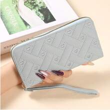 New Embroidered Long Wallet & Phone Pouch - Multicolor - View 10