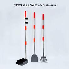 Bộ 3 xẻng hốt phân chó cỡ lớn bằng thép không gỉ có thể điều chỉnh, có thể giặt, chống gỉ, dễ dàng và nhanh chóng lắp đặt, được làm từ chất liệu chống thấm nước, chắc chắn và bền bỉ, chống bám bẩn và chống mài mòn, một dụng cụ hốt phân chó ngoài trời rất bền. - Xem 14
