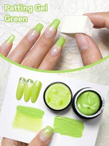 AiFer 1支 8毫升 拍打胶系列 高饱和度 流行半固态彩绘凝胶指甲油 艺术美甲沙龙专用 - 彩色 - 查看 5