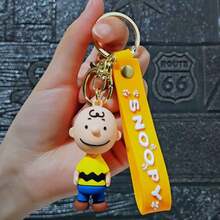 1个跨境太空钥匙扣吊坠，娃娃包挂饰，汽车钥匙扣，心形情侣汽车钥匙扣 - 彩色 - 查看 5