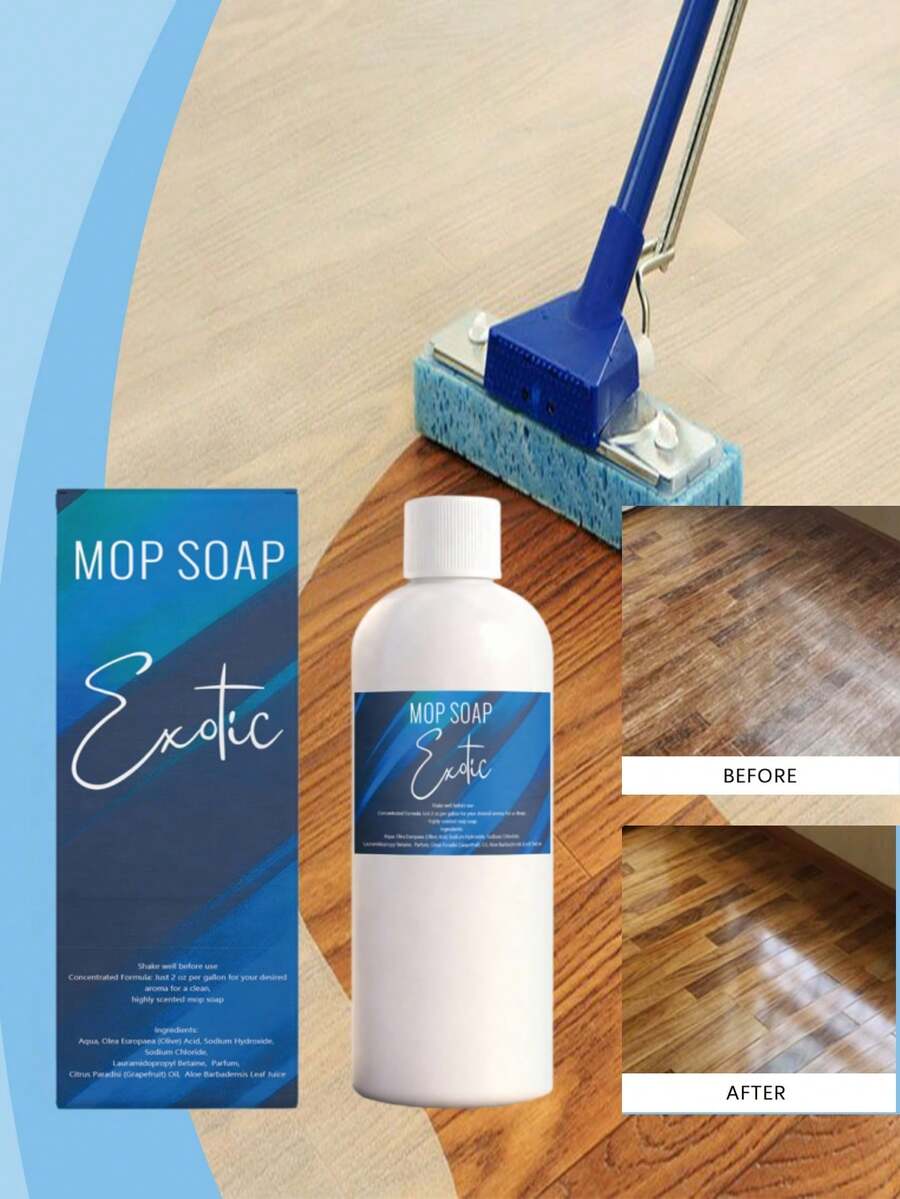 Cairan Pembersih Lantai - Menghilangkan Lapisan Pelindung Lama & Kotoran yang Menempel - Semua Jenis Lantai - Formula Amonia yang Ampuh - Liquid - View 1