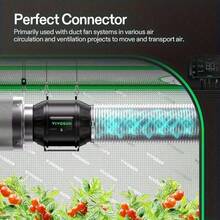 4/6/8 英寸柔性铝制风管，长度分别为 4.92/9.84/16.4 英尺，配有 2 个卡箍，适用于 HVAC 通风和排气系统，4 层重型防护 - 標準款 - 查看 8