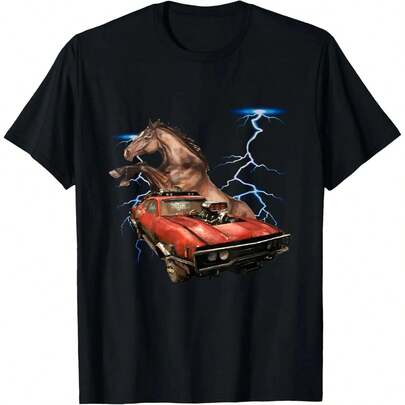 American Muscle Cars - Thunderstorm Car - Auto Mechanic Gift T-Shirt