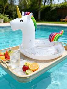 Inflatable Unicorn Swimming Pool Float Ring, Thick PVC Adult Swimming Ring Water Entertainment Inflatable Unicorn Float Ring, Beach Essential, Swimming Pool And Beach Fun, Summer Essential, High Quality Water Game Supplies - Multiple Styles - View 3