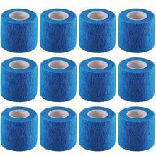 1/6/12 Rolls Elastic Self Adhesive Bandage Wrap, Breathable Flexible Fabric Non Woven Cohesive Bandage - Multicolor - View 9