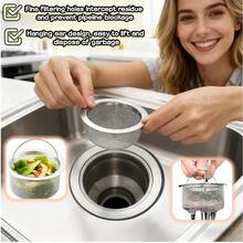 One Stainless Steel Kitchen Sink Strainer, Kitchen Sink Drain Strainer, Fine Mesh, Sink Food Collection Strainer With Handle, Stainless Steel Fittings, 3-Inch Mesh Sink Strainer. Made With A High-Quality, Tightly Woven Design, It Features An Easy-Grip Handle, Is Rust-Proof And Corrosion-Resistant, Keeps The Sink Clean, Prevents Drain Blockages, Collects Food Scraps, Is Easy To Clean, Durable, And Long-Lasting. Suitable For Daily Dishwashing Tasks, Kitchen Cleaning Operations, And Food Preparation Activities. Ideal For Home Kitchens, Apartments, Condominiums, Restaurants, And Commercial Catering Areas. - View 7