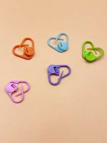 30pcs Comma Knitting Stitch Markers, Macaron Color Clip-On Markers For Crochet And Knitting, Positioning Rings For Needlework, Suitable For Knitting Needles And Crochet Hooks, DIY Handcraft - Comma Mark - View 4
