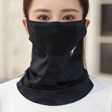 1 pieza Máscara unisex de protección solar para toda la cara y el cuello, máscara transpirable para montar/conducir al aire libre, protección solar ligera de verano - Multicolor - Ver 2