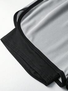 3 Packs Men's Summer Mesh Sports Shorts With Drawstring Elastic Waistband For Running, Fitness, And Training - Multicolor - View 3