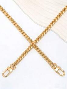 Accesorios de cadena para bolso, correa de hombro para bolso, cadena de repuesto para bolso bandolera, accesorios esenciales para vacaciones - Dorado - Ver 3