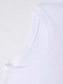 Disney-Style Women's Printed T-Shirt Featuring A Pink Cartoon Print Of A Magical Castle And Mickey Mouse Balloons. This Round-Neck Summer Top Is Crafted From Soft, Comfortable 100% Cotton Fabric, Perfect For Everyday Wear, Outdoor Activities, Or Shopping. It Also Makes An Ideal Choice For Women's Vacation Attire. - White - View 3